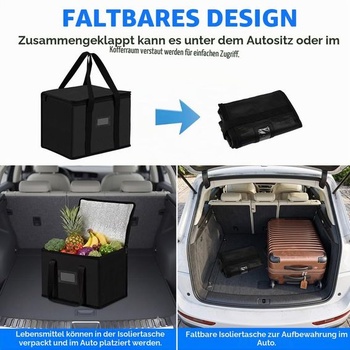 Veľká chladiaca taška s objemom 40 l, odolná izolovaná taška na pikniky na pláži