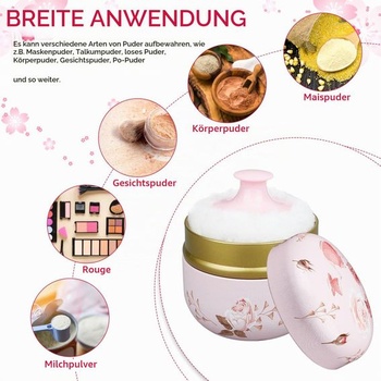 NICENEEDED labutienka a nádobka na púder ružová