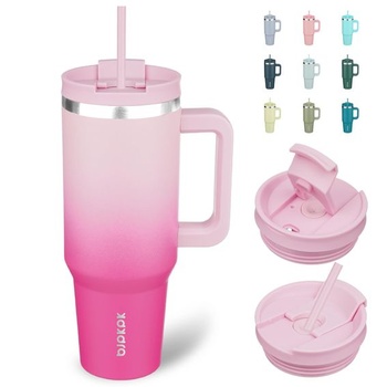 BJPKPK 1200 ml izolovaný hrnek z nerezové oceli s uchem,…