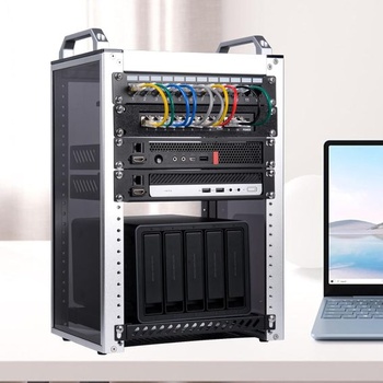12portový patch panel GeeekPi Cat6, 1U pre 10palcové racky – modulárny panel s Keystone spojkami a