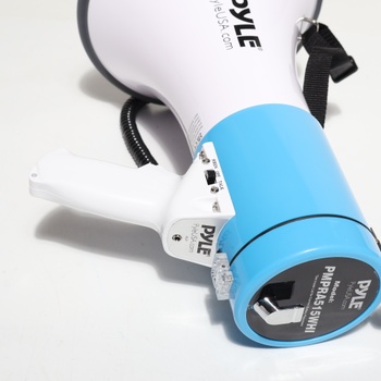 Pyle Unisex – Megafón pre dospelých Pmpra515whi, biely/modrý, 50 Wattov, EU