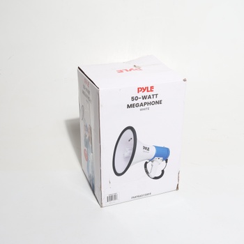 Pyle Unisex – Megafón pre dospelých Pmpra515whi, biely/modrý, 50 Wattov, EU