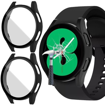 [2 ks puzdier pre Samsung Galaxy Watch 4/FE 40mm sklenené ochranné puzdro, HD odolné proti