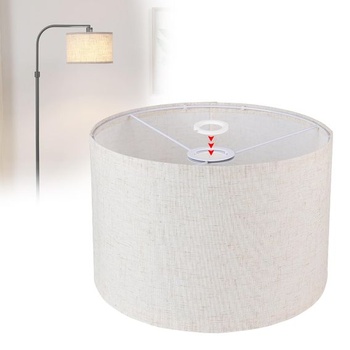 EFUTURETIME látkové tienidlo V20 x Ø30cm bubon pre E14/E27 béžové 1 ks