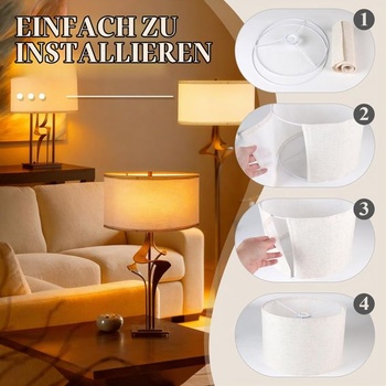 EFUTURETIME látkové tienidlo V20 x Ø30cm bubon pre E14/E27 béžové 1 ks