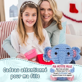 Háčkované sloníčka pre dievčatá Hakumata