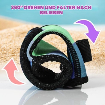 Detské neoprénové ponožky YOTAN, 3 mm, protišmykové, teplé plavecké ponožky, veľkosti 27-30, modré