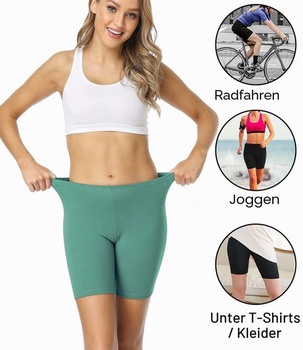 Dámské cyklistické kraťasy wirarpa, bavlněné boxerky, velikost M, vícebarevné - 02 - 4 kusy