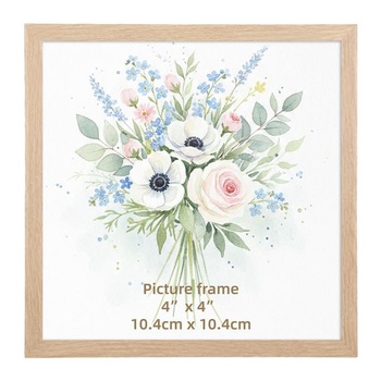 Rám na obraz Giftgarden v barvě dřeva 10x10 cm - nástěnný a…