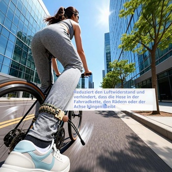 LPZMPZ Klip na nohavice na bicykel, chránič nohavíc na bicykel, zelený klip na nohavice