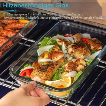 Sklenená zapekacia misa NUTRIUPS 1,5 l