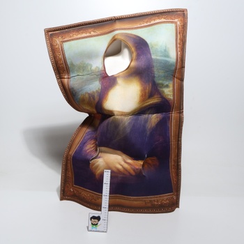Kostým EraSpooky Mona Lisa ze slavných obrazů, vtipný kostým pro dospělé, muže i ženy