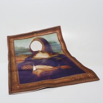 Kostým EraSpooky Mona Lisa ze slavných obrazů, vtipný kostým pro dospělé, muže i ženy