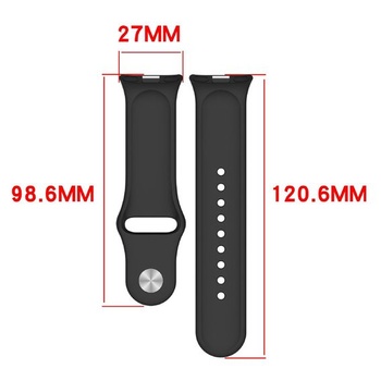 Náramok GIOPUEY kompatibilný s Honor Watch X5i, mäkký silikónový náramok [odolný proti opotrebeniu]