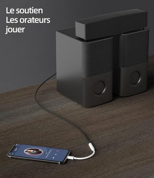 Adaptér z Lightning na 3,5 mm jack pre slúchadlá (2 ks) pre iPhone 14/13, audio kábel pre slúchadlá