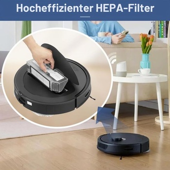 6 HEPA filtrov pre robotické vysávače Roborock Qrevo Master/Qrevo Slim/Qrevo Curv 2 Flow/Saros Z70 -