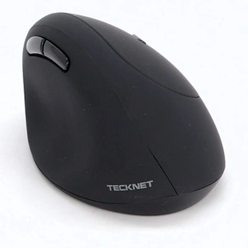 Ergonomická Bluetooth myš TECKNET, dobíjacia bezdrôtová myš s 3 zariadeniami (BT 5.0/3.0 + 2.4G), 6