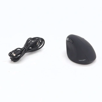 Ergonomická Bluetooth myš TECKNET, dobíjacia bezdrôtová myš s 3 zariadeniami (BT 5.0/3.0 + 2.4G), 6
