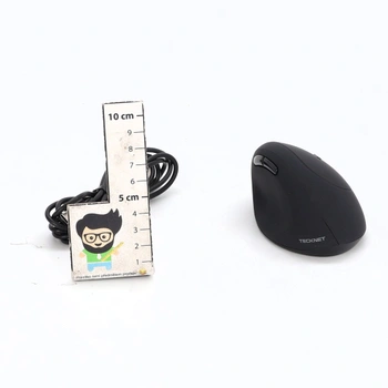 Ergonomická Bluetooth myš TECKNET, dobíjacia bezdrôtová myš s 3 zariadeniami (BT 5.0/3.0 + 2.4G), 6
