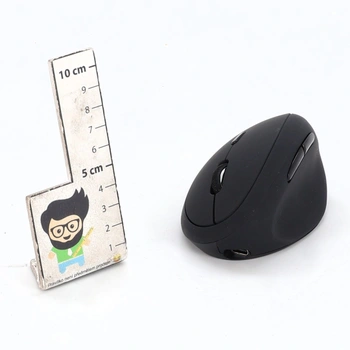 Ergonomická Bluetooth myš TECKNET, dobíjacia bezdrôtová myš s 3 zariadeniami (BT 5.0/3.0 + 2.4G), 6