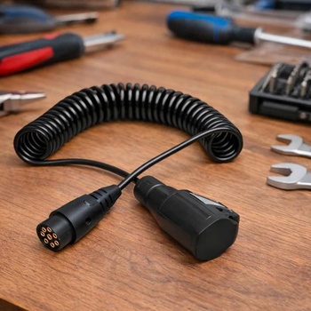 Adaptérový kabel pro přívěs Menibeuty 2M, adaptér pro přívěs se 7pinovou až 13pinovou zástrčkou,
