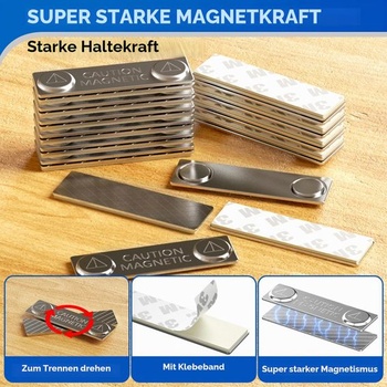 30 párov magnetov s lepiacimi magnetickými prúžkami na zavesenie obrázkov