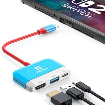 RREAKA 3-v-1 Náhradná dokovacia stanica pre Nintendo Switch…