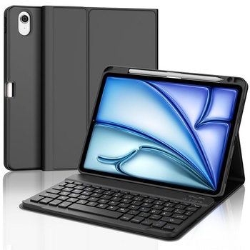 IVEOPPE klávesnica pre iPad Air 11” M4 2026/M3 2025/M2 2024, ochranné puzdro s držiakom pera,