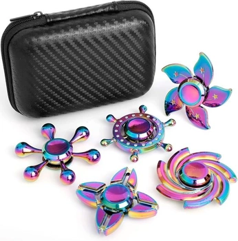 Dúhový fidget spinner, stolná hračka s otočným spinnerom…