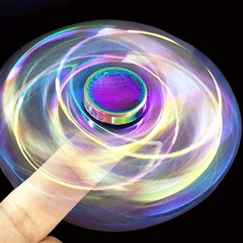 Dúhový fidget spinner, stolná hračka s otočným spinnerom pre prsty a ruky pre deti i dospelých, darček