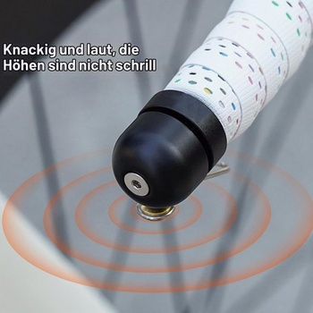 Zástrčka na riadidlá zvončeka cestného bicykla, zvonček bicykla kompatibilný s riadidlami 22,2 mm