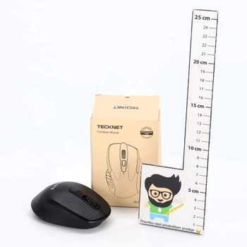 TECKNET Bluetooth myš, 4800 DPI bezdrôtová ergonomická myš (tri-režimy: BT 5.0/3.0+2.4G), výdrž