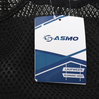 Čierna bežecká vesta Sasmo sports
