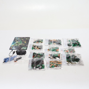 HiWEEGO Technic Robot pre deti so svetlom - 5 v 1 Dinosaurus Sada na diaľkové ovládanie, 877 dielikov RC