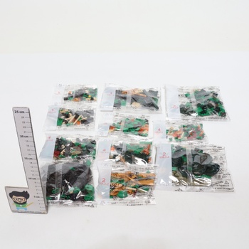 HiWEEGO Technic Robot pre deti so svetlom - 5 v 1 Dinosaurus Sada na diaľkové ovládanie, 877 dielikov RC