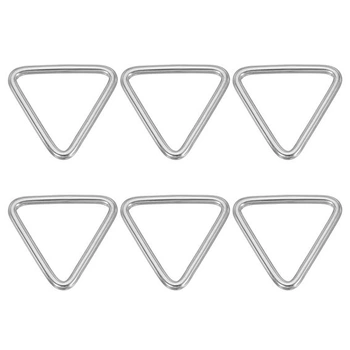 PATIKIL 4 x 30mm kovové trojuholníkové krúžky,…
