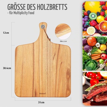 Servírovacia doštička Hecef 31 cm štvorcová