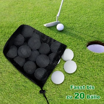 Taška na golfové loptičky – balenie 6 sieťovaných tašiek so sťahovacou šnúrkou, taška na golfové loptičky,