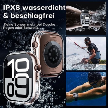 Pouzdro TAURI pro Apple Watch Series 11/10 46mm - průhledné Průhledné - 1 Series 11/10 46mm