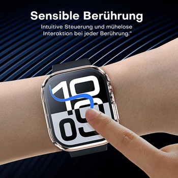 Pouzdro TAURI pro Apple Watch Series 11/10 46mm - průhledné Průhledné - 1 Series 11/10 46mm