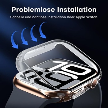 Pouzdro TAURI pro Apple Watch Series 11/10 46mm - průhledné Průhledné - 1 Series 11/10 46mm