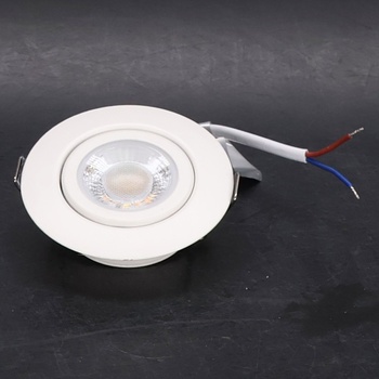 LED zapustené bodové svetlá 230V Stmievateľné biele LED bodové svetlá 6W IP44 zapustené svetlá do