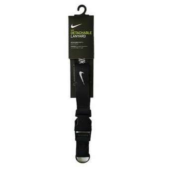 NIKE Unisex pútko na kľúče Nike Lanyard (1 balenie) jedna veľkosť volt/čierna