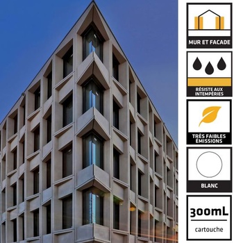 SikaHyflex 250 Facade, 300 ml, bílá, 443678 300 ml bílá