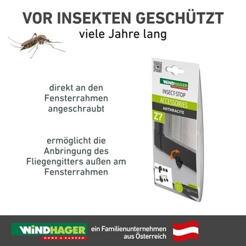 Sada západiek pre siete proti hmyzu Windhager do okien, príslušenstvo k sieťam proti hmyzu, náhradné