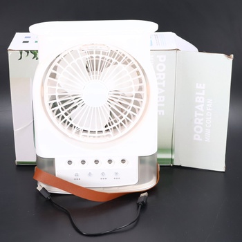 Přenosný ventilátor zelená 10 W