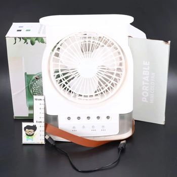 Přenosný ventilátor zelená 10 W