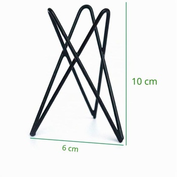 4dielny držiak na vzdušné rastliny Tillandsia, moderný geometrický kovový stojan na vzdušné rastliny,