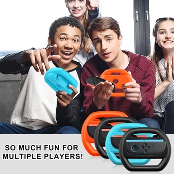 Sada 4 závodních volantů Ankey kompatibilních s Nintendo Switch 2, závodní volanty kompatibilní s