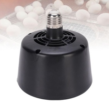 Jenngaoo tepelná lampa, ohrievač plazov pre kurník, automatický, čierny